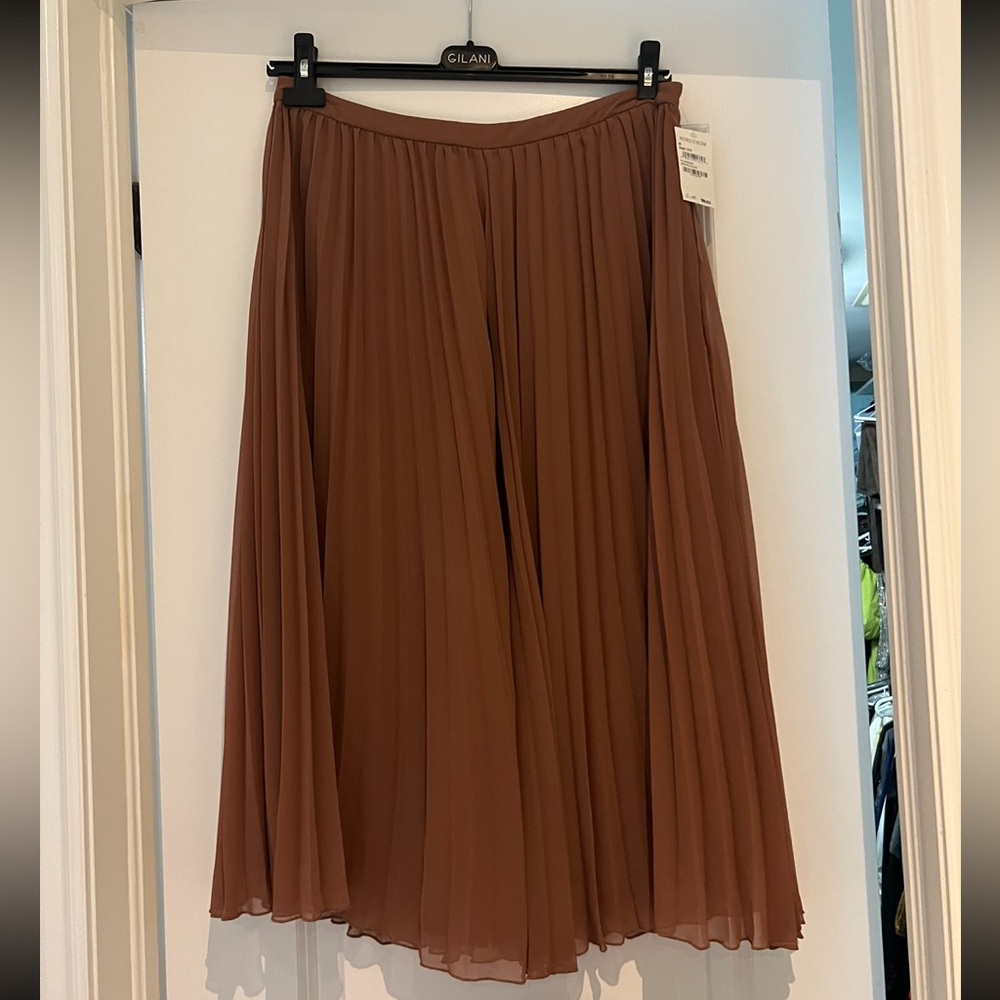 Pleated Midi Skirt